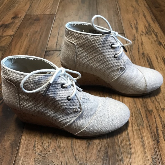 Toms Shoes - Toms wedged booties. Very cute and comfy!